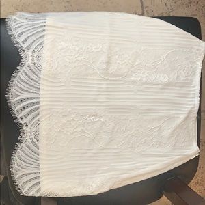 For love and lemons Set: lace Top with skirt